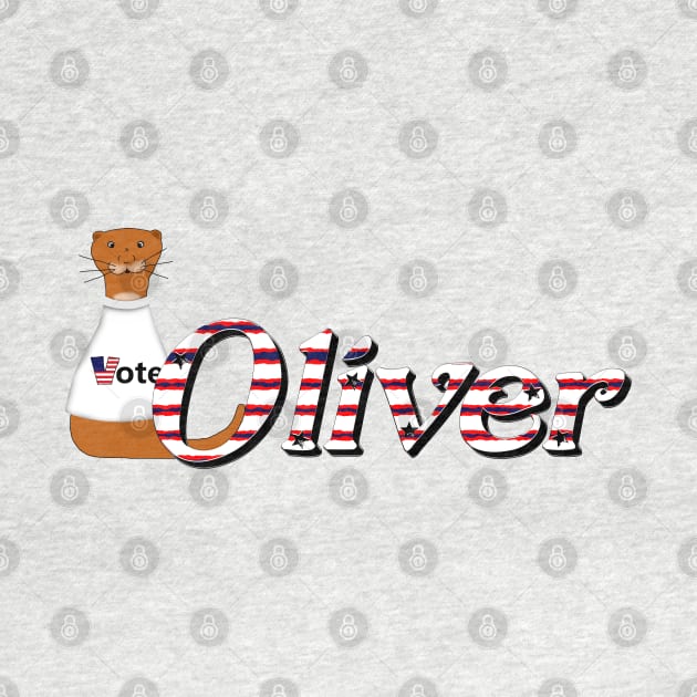 Oliver The Otter Says Get Out and Vote! by ButterflyInTheAttic